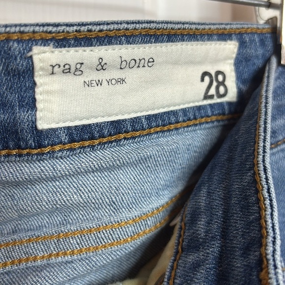 EUC RAG&BONE Dre Low Rise Slim Boyfriend women’s jeans in Julienne color size 28 - Picture 5 of 12